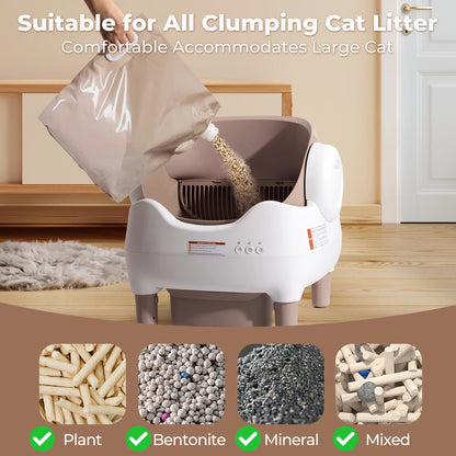Pawerful MAX Smart Self-Cleaning Cat Litter Box