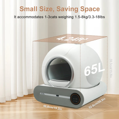 Pawerful 1.0 Self Cleaning Automatic Cat Litter Box