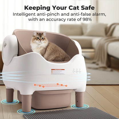 Pawerful MAX Smart Self-Cleaning Cat Litter Box