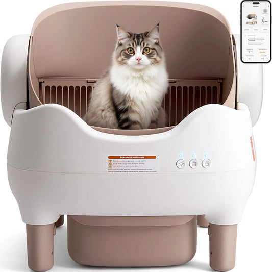 Pawerful MAX Smart Self-Cleaning Cat Litter Box